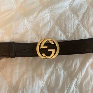 Brown Gucci Belt